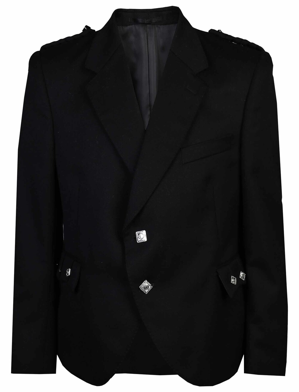 Male Hector Russell Tartan Argyle Jacket Regular | Black | EWM | Hector ...